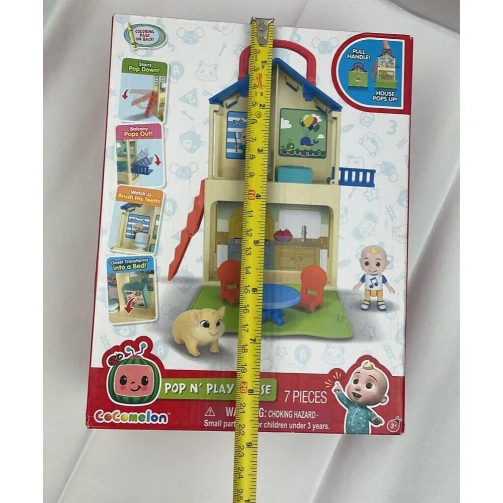 Cocomelon Pop n’ Play House Playset 7pc